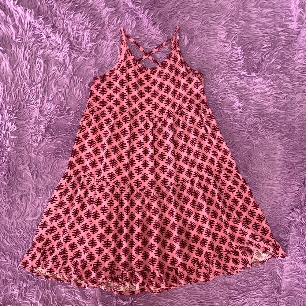 CUTE KIDS DRESS PINK WITH DESIGNS BY OLD NAVY